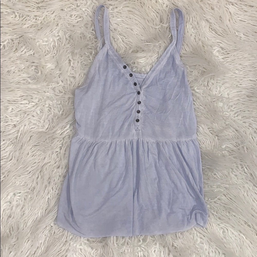 Soft and sexy AEO light blue tank top